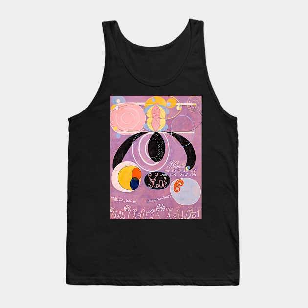 High Resolution Hilma af Klint Group Iv No 6 Adulthood 1907 Tank Top by tiokvadrat